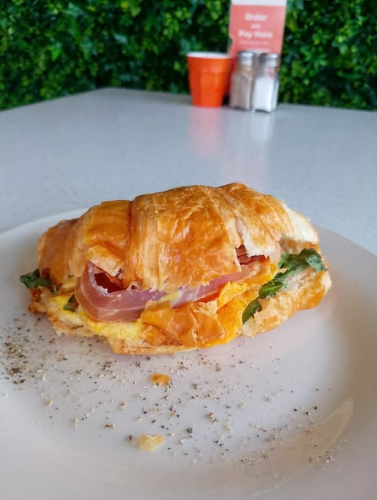 Bacon and Egg Croissant
