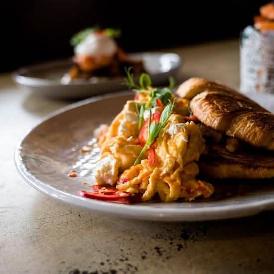 Chili Scrambled Croissant