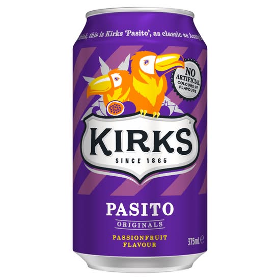 Kirks Pasito Can Soft Drink 375mL
