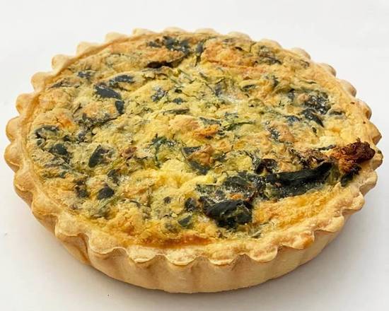 Spinach, Feta and Semi Dried Tomato Quiche