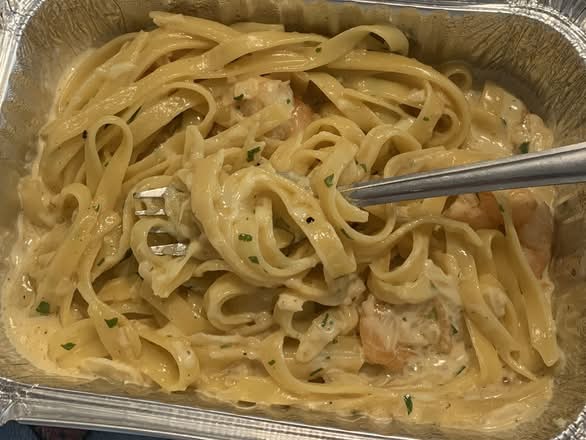 Garlic Prawn Pasta