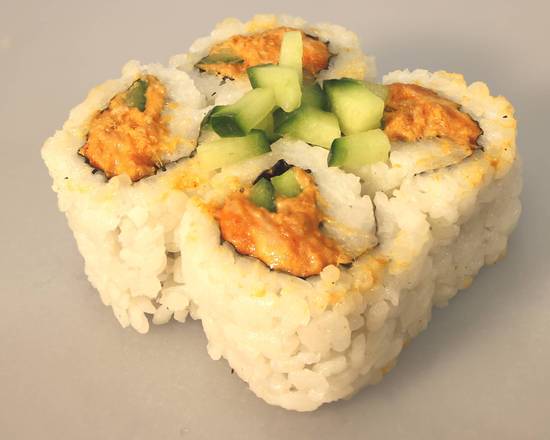 Spicy Cooked Tuna and Cucumber Roll