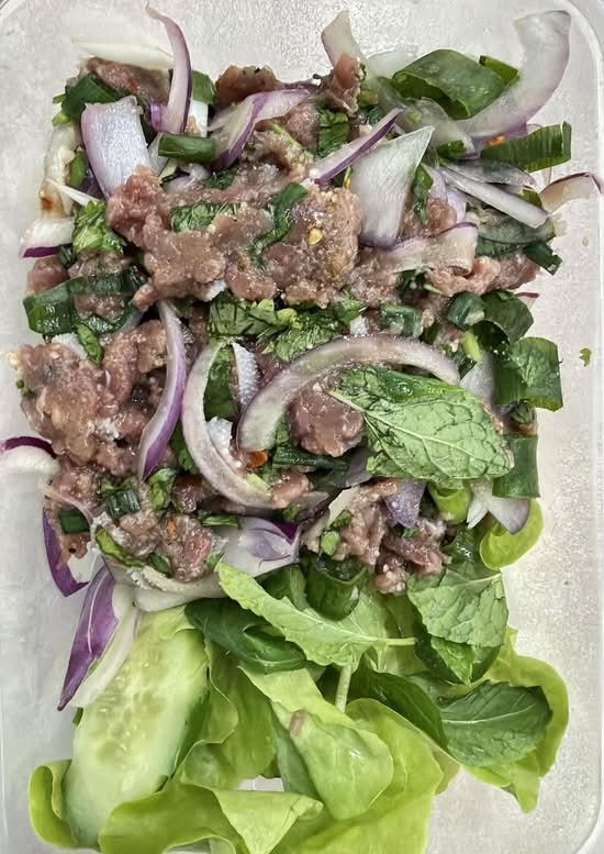 Thai Raw Beef Larb Salad