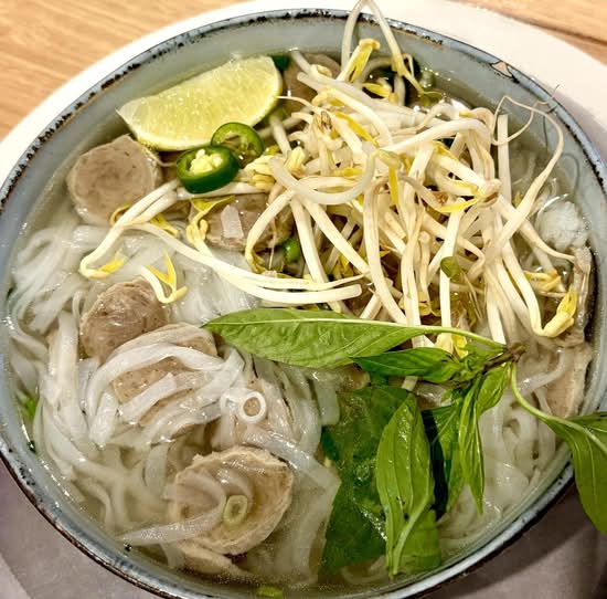 Pho Noodle Soup with Beef Ball