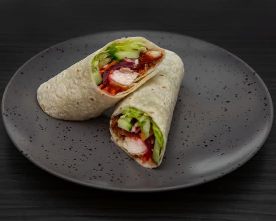 Chicken Schnitzel Caesar Wrap