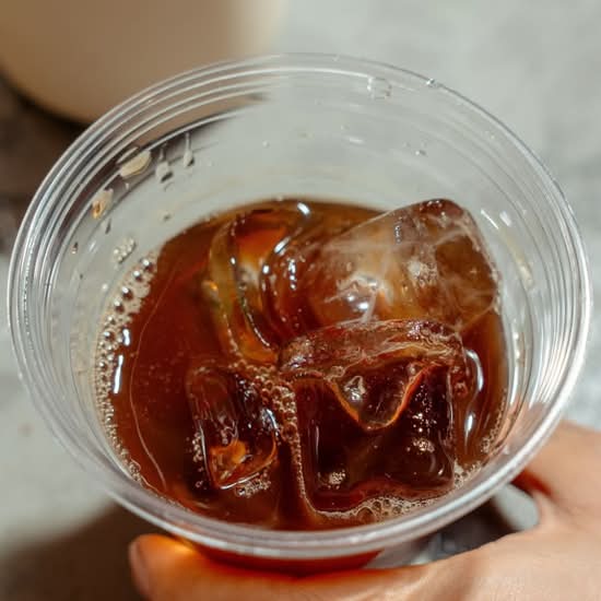 Iced long Black