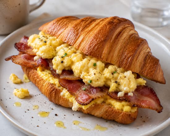 Breakfast croissant