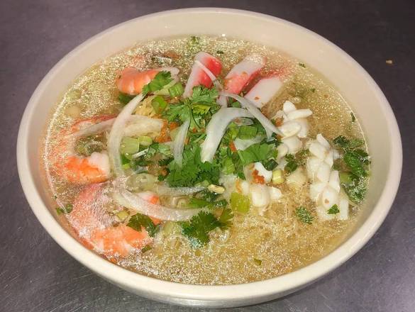 Combination Egg Noodle Soup