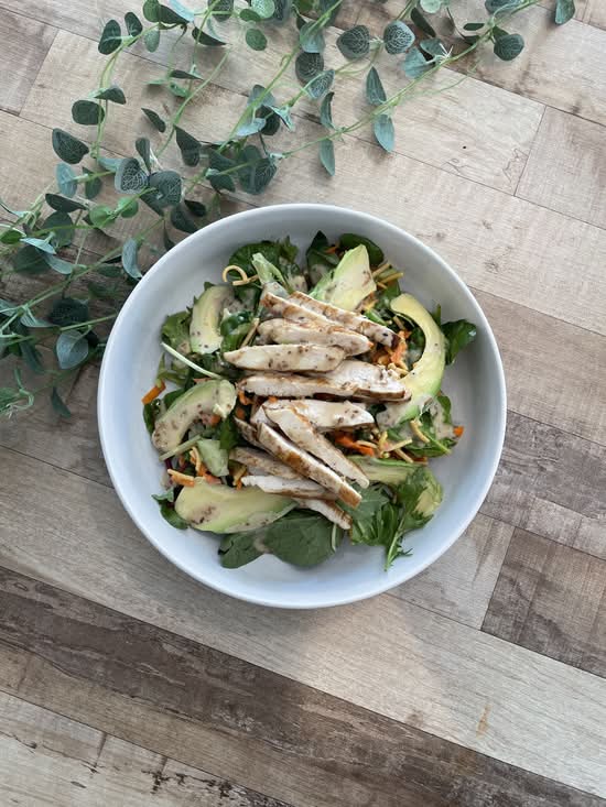 Crispy Noodle Chicken  Salad