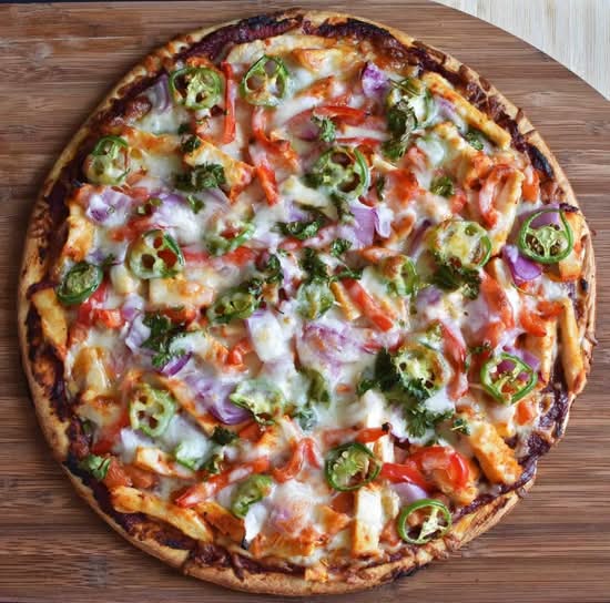 Butter Chicken Pizza