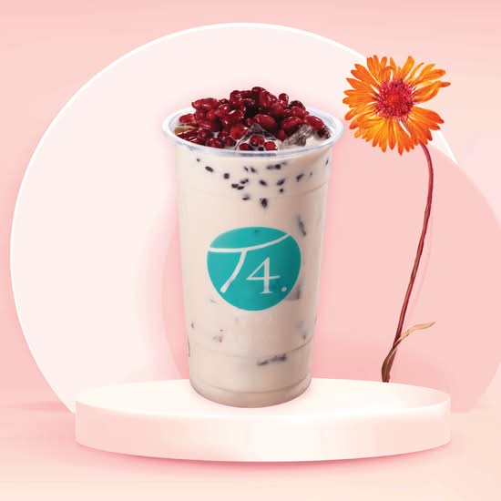Red Bean Milk Tea