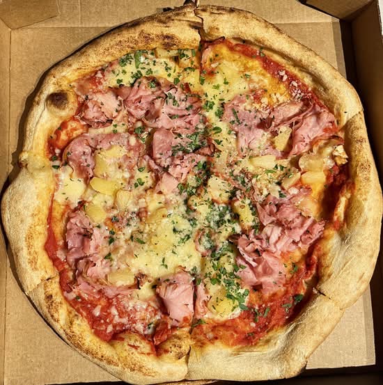 Ham and Pineapple Pizza