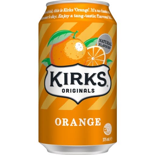 Kirks Orange Can (375mL)