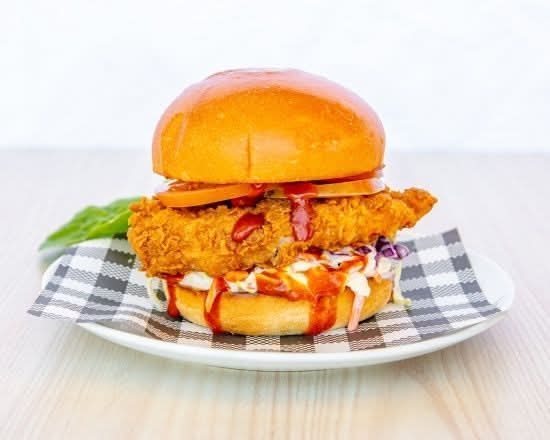 Spicy Southern Fried Burger
