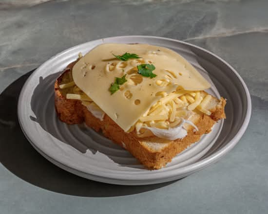 Grilled Ham and Cheese on Japanese Shokupan Bread