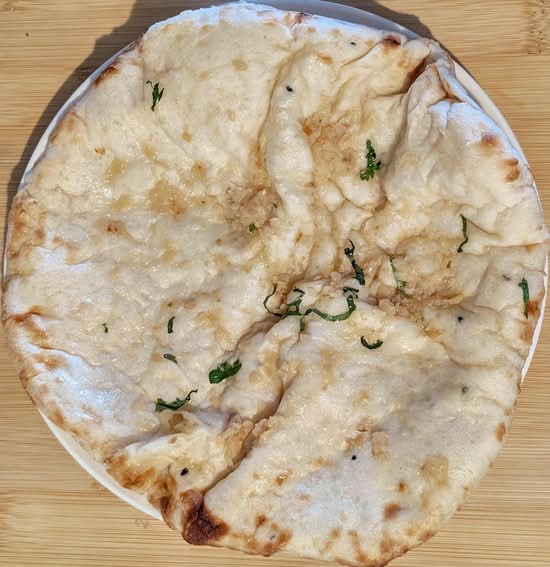 Cheese and Garlic Naan
