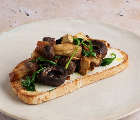 Mushroom Medley On Sourdough