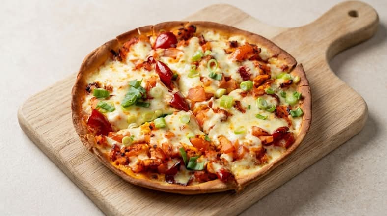 Monster’s Butter Chicken Pizza