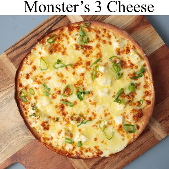 Monsters Three Cheese Pizza