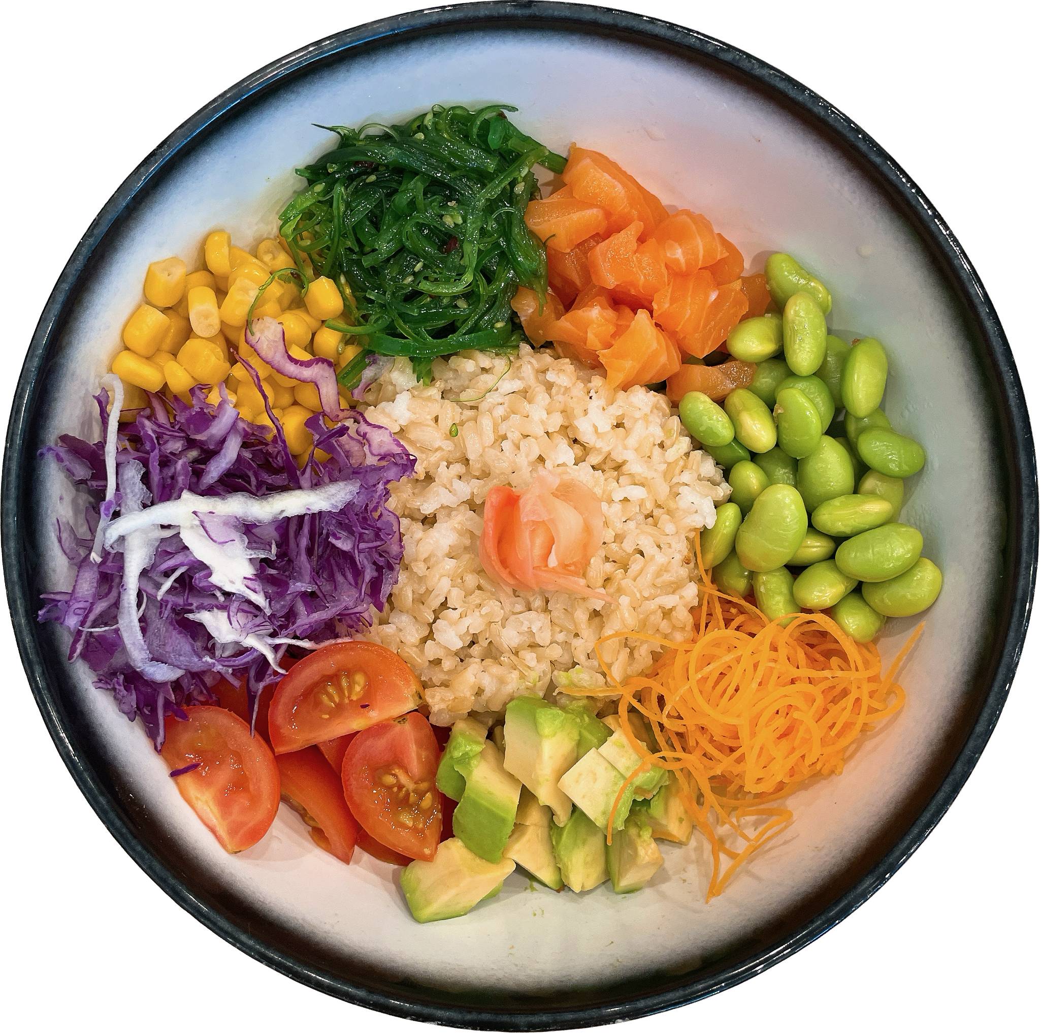 Fresh Salmon Poke Bowl (A)