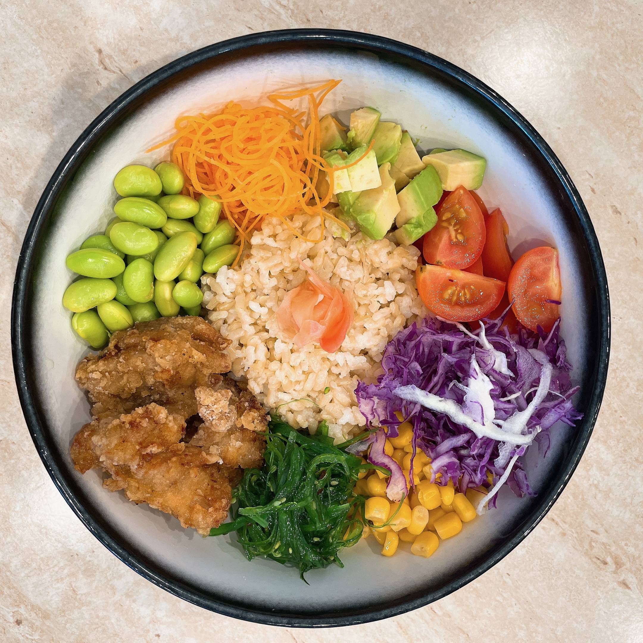 Karaage Poke Bowl