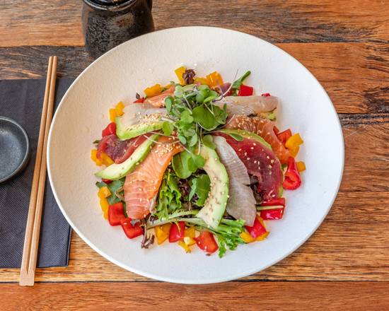 Salmon Sashimi Salad (GF)