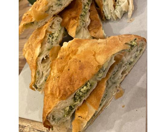 Spinach, ricotta cheese, Fillo pastry