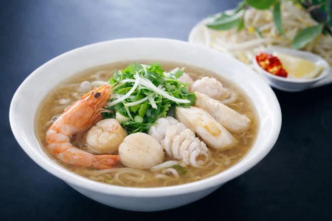 Seafood Pho Noodle Soup