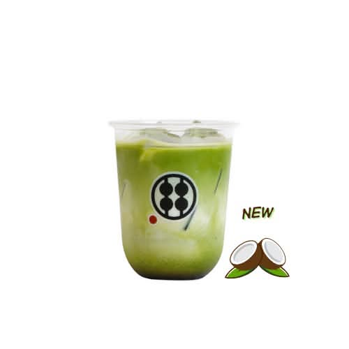 Coconut Milk Asakawa-en's Matcha Latte