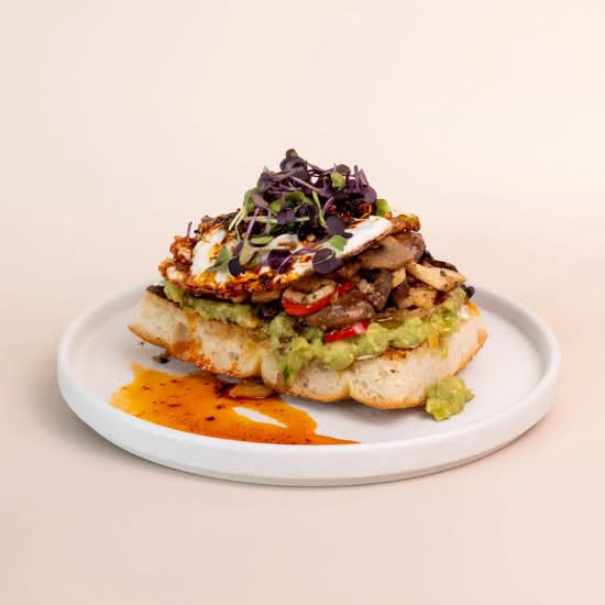 Truffle Mushroom Bruschetta