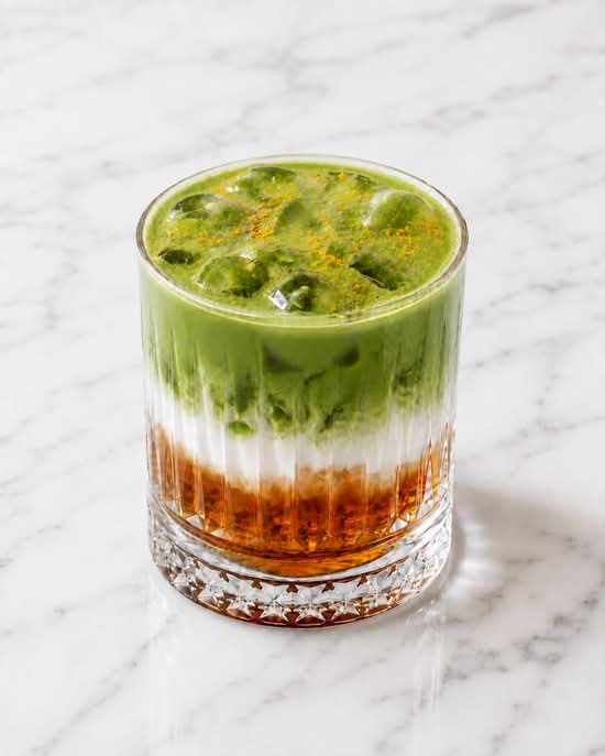 French Earl Grey Matcha Latte
