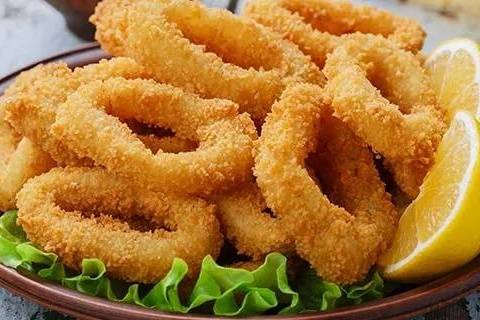 Crumbed Squid Rings