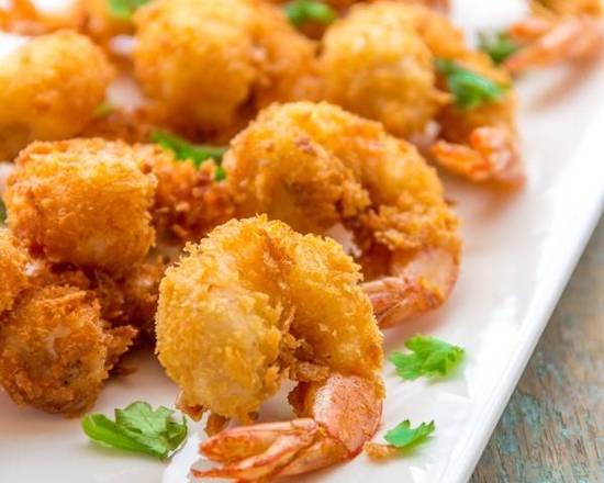 Battered Garlic Prawn