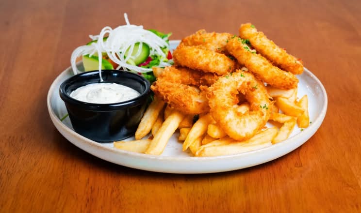 Golden Fried Calamari
