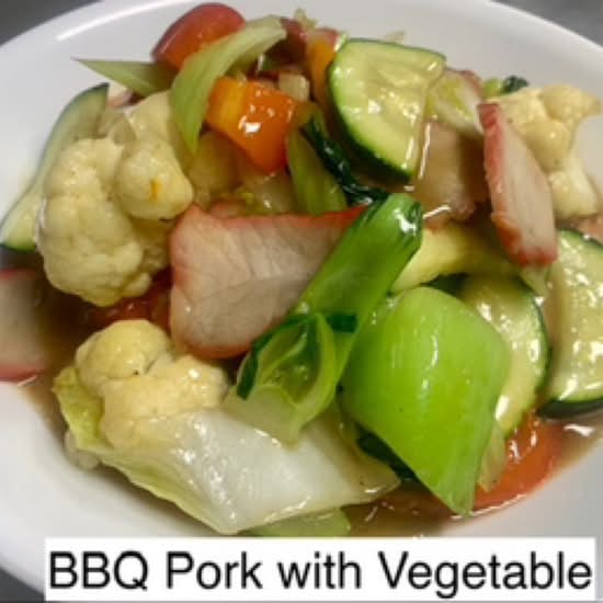 BBQ pork with Vegetables
