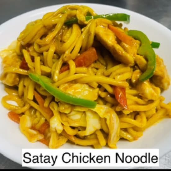 Satay Chicken Noodles