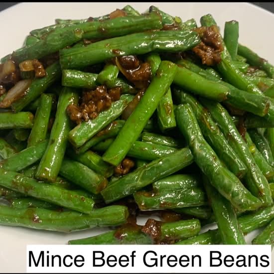 Mince Beef Green Beans