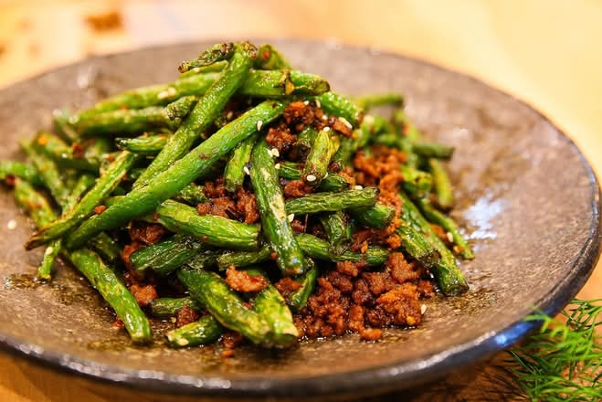 Green Beans with Minced Pork