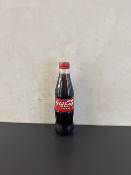 Coke glass bottle