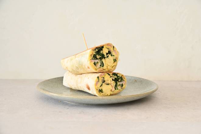 Scrambled Egg and Bacon Wrap