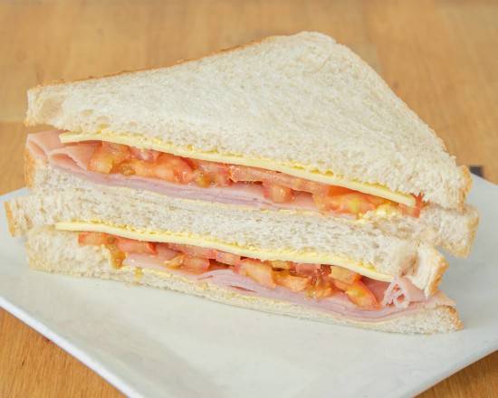 Ham , Tomato and Cheese Toastie