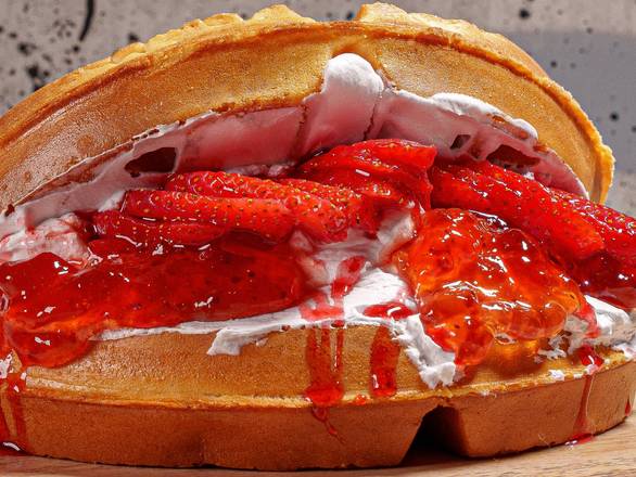 Strawberry Jam Waffle
