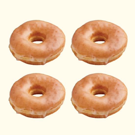4 Glazed Donuts