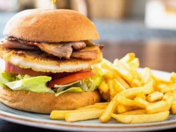 Chicken Schnitzel Burger