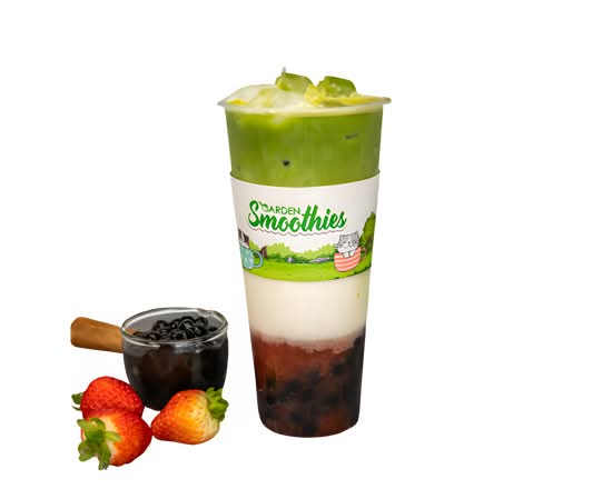 STRAWBERRY MATCHA LATTE