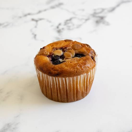 Muffin Raspberry and White Chocolate
