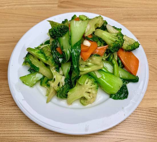 Stir Fried Broccoli and Vegetables with Garlic sauce(VG)