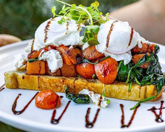 Roast Pumpkin Bruschetta