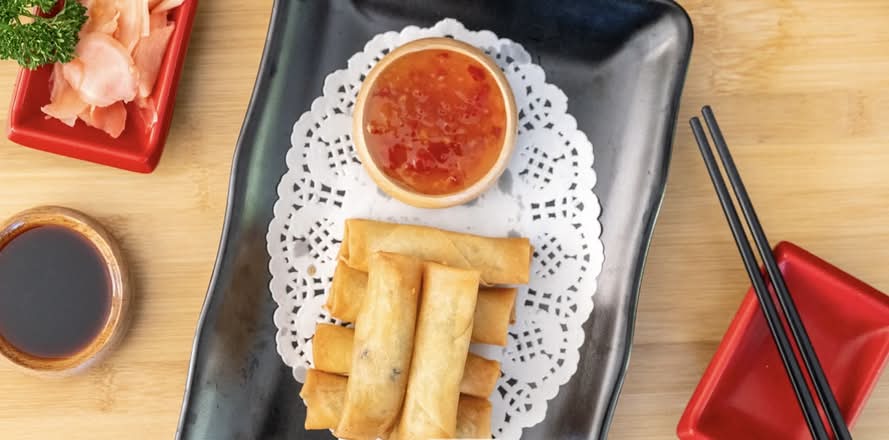 Vegetarian Spring Roll （6pcs)