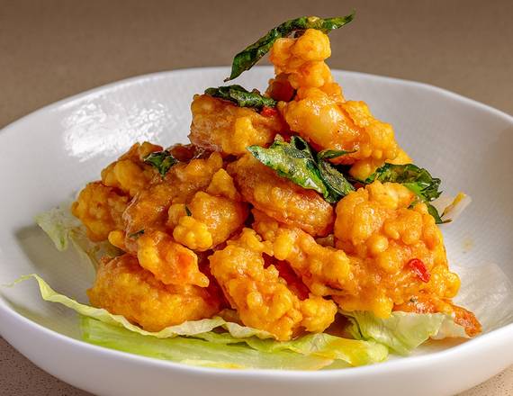 E12. Salted Egg Yolk Prawn